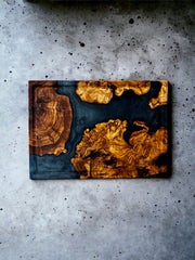 Epoxy Board Grau Blau