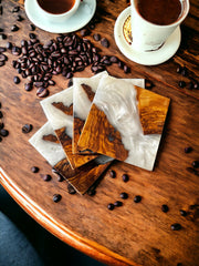 Tassenuntersetzer Weiss